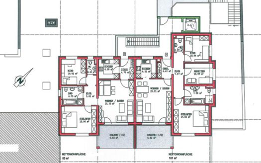 Wohnanlage mit 6 Eigentumswohnungen in Bad Mergentheim-Neunkirchen – Projektpaket mit Baugenehmigung –