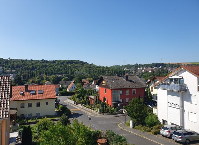 Ausblick vom Balkon