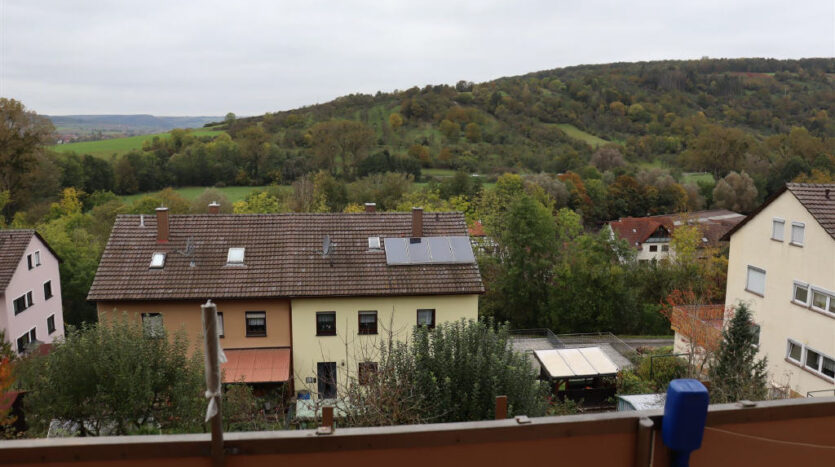 Aussicht vom Balkon