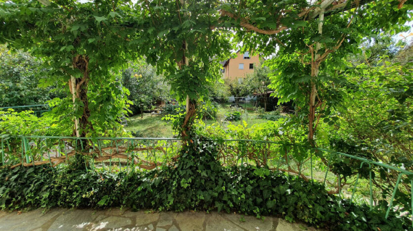 Terrasse mit Gartenblick