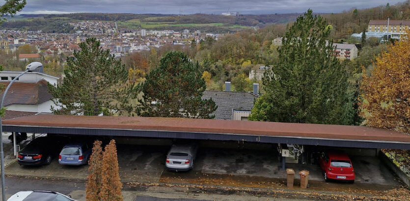 Ausblick vom Balkon