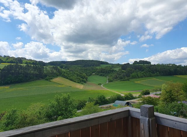 Aussicht vom Balkon