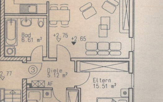 Eigentumswohnung (3 Zi.) in guter Lage in Steinbühl!