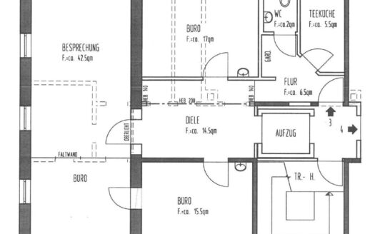 Büro-/Praxisräume im historischen ehem. Postgebäude zu vermieten!