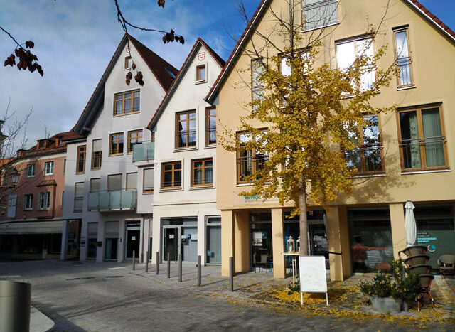 Blick vom neugestalteten Gänsmarkt