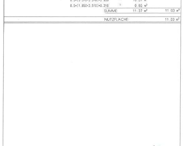 Nutzflächenberechnung Kellerraum