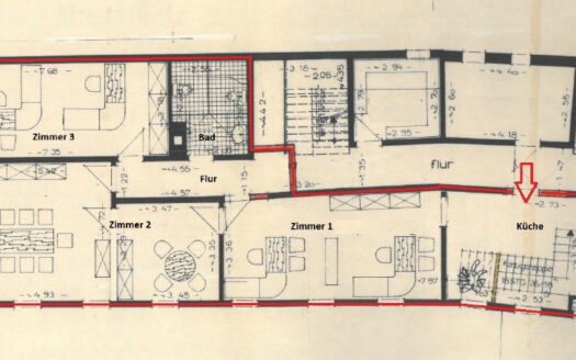 Helle 3-Zimmer-Wohnung in zentraler Lage am Marktplatz zu vermieten!