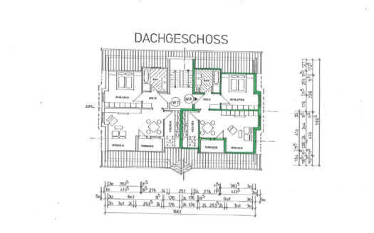 Gemütliche 2-Zimmer-Dachgeschosswohnung mit Loggia in Lauda