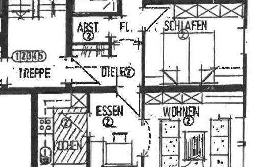 3-Zimmer-Wohnung mit Balkon und Stellplatz am Stadtrand zu verkaufen!