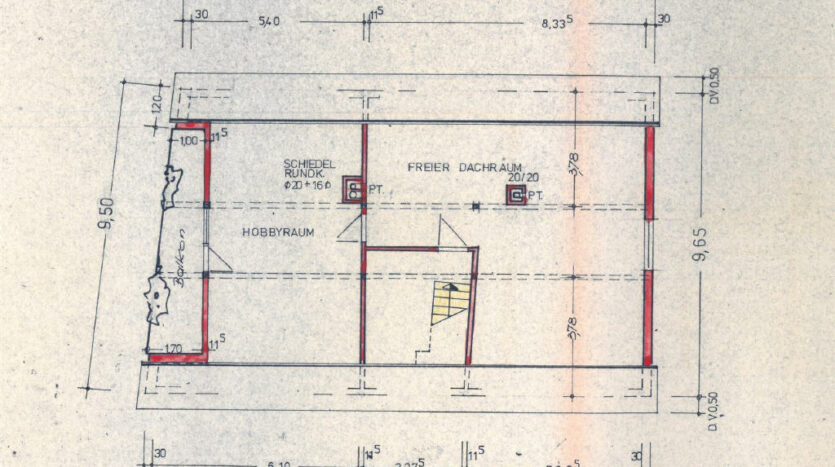 Grundriss DG (vor Ausbau)